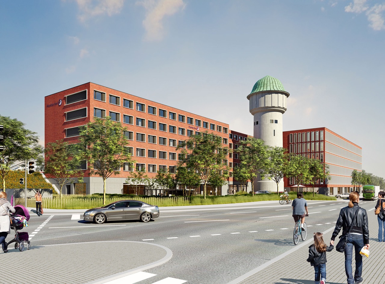 Bürotel Karlsruhe, Auftrag von der Firma ZÜBLIN AG, Direktion Karlsruhe